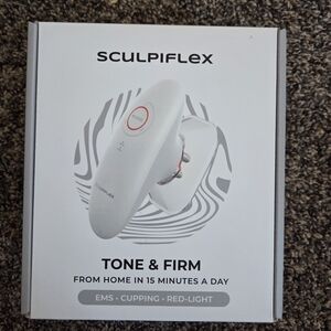 Sculpiflex Tone & Firm Red-Accent White Body Sculpting Device